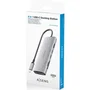 AISENS USB-C Dock 6 en 1 con HDMI 4K, USB-A y USB-C 10G, Gris